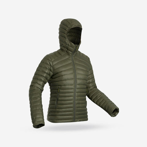 Men’s padded hiking jacket with hood -5°C, MT100