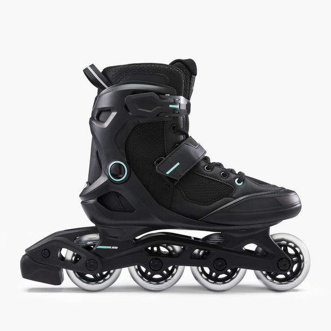Adult Inline Fitness Skates FIT100 - Black/Mint, photo 16 of 14