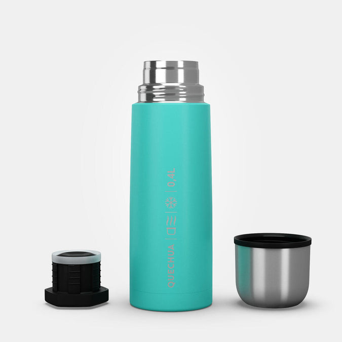 Stainless steel 0.7 L insulated bottle with cup for hiking - metal, photo 12 of 10