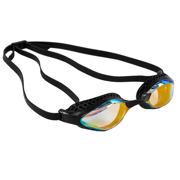 Swimming Goggles Arena Airspeed Mirrored Yellow Black. Decathlon Qatar