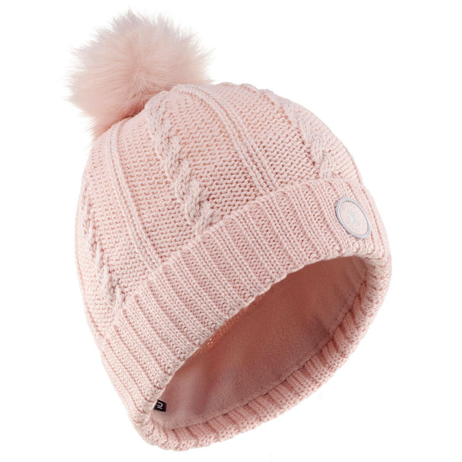 WOMEN’S CABLE-KNIT FUR WOOL SKI HAT, photo 8 of 7