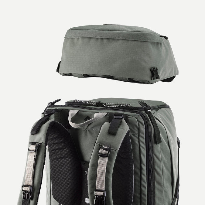 





Men’s travel trekking rucksack with suitcase opening 70+6 litre - Travel 900, photo 11 of 17