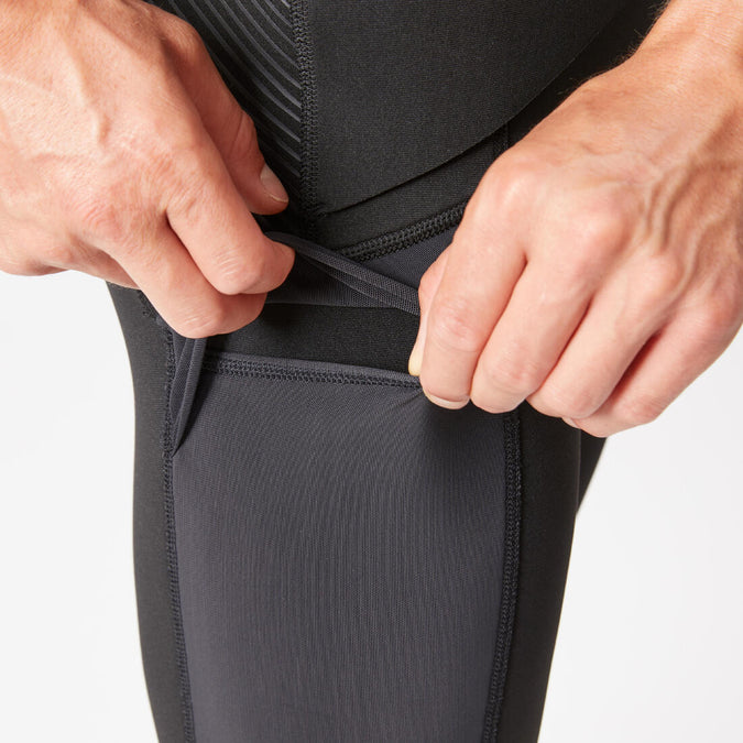 





Men's 2 mm neoprene shorty wetsuit with diagonal front zip Easy, photo 11 of 15