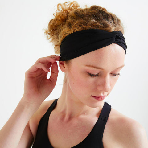 





Women's Fitness Cardio Training Headband with Elastic