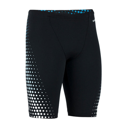 





Boys’ Swimming Jammer - Fitib - Black / Olive green / Neon