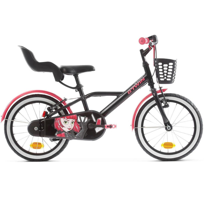 900 Kids 16 Inch Bike 4 6 Years Spy Hero Girl Decathlon Qatar