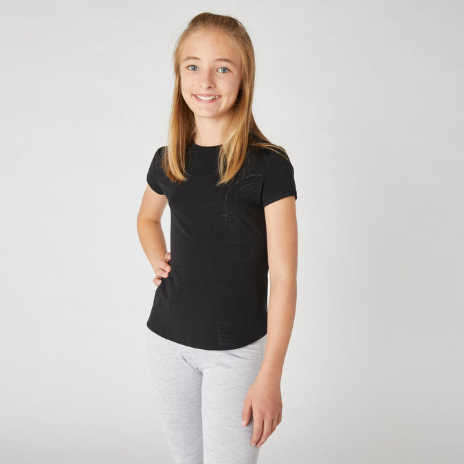 





Girls' Breathable T-Shirt - Coral/Print, photo 1 of 5