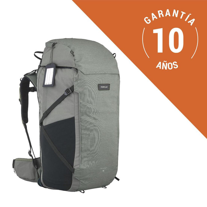 





Men’s travel trekking rucksack with suitcase opening 70+6 litre - Travel 900, photo 16 of 17