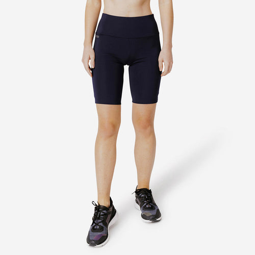 





Women's Running Tight Shorts - Kiprun Run 500 Comfort Black