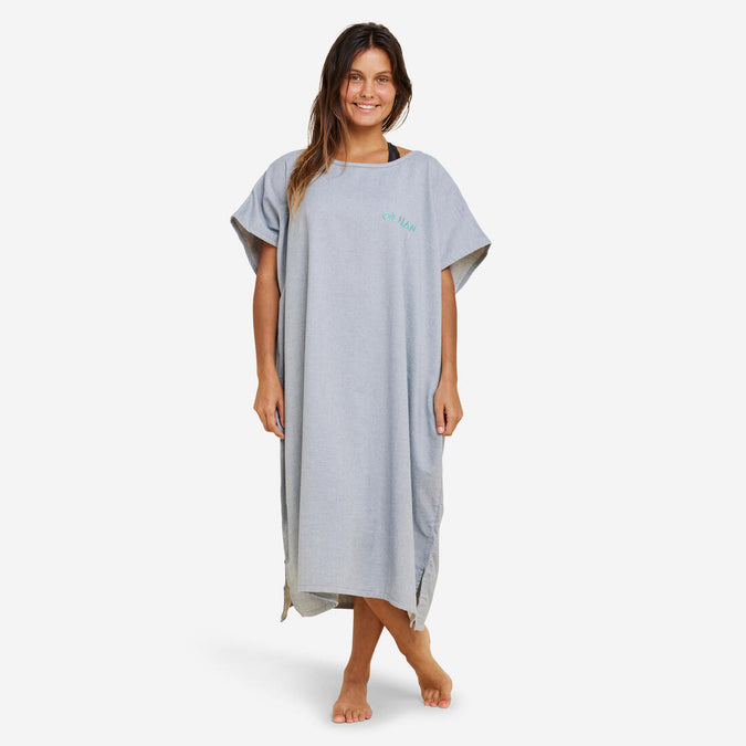 





Adult Surf Poncho - 100 mottled grey, photo 1 of 9