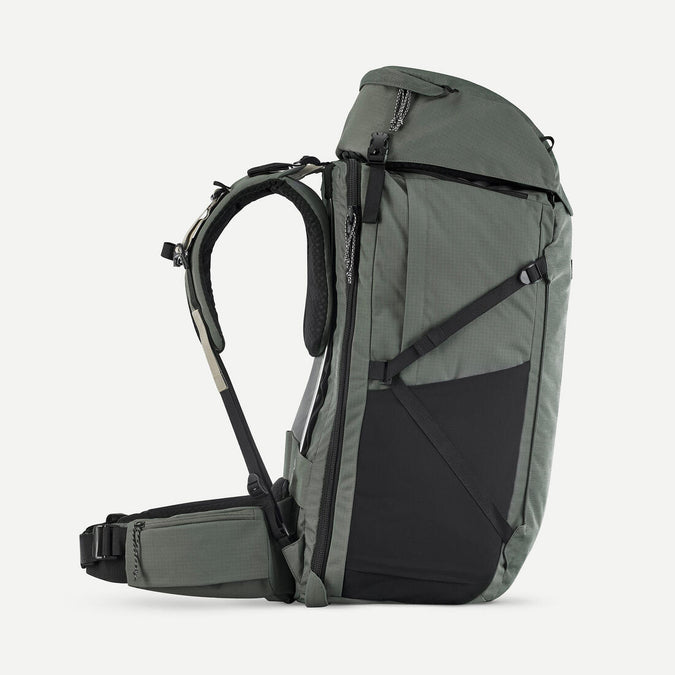 





Men’s travel trekking rucksack with suitcase opening 70+6 litre - Travel 900, photo 9 of 17