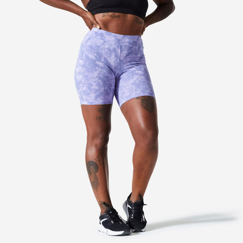 





Women's Fitness Cycling Shorts - Purple