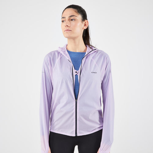 





Women's Running & Trail Running Windproof Jacket - KIPRUN Run 900 Wind - Lilac