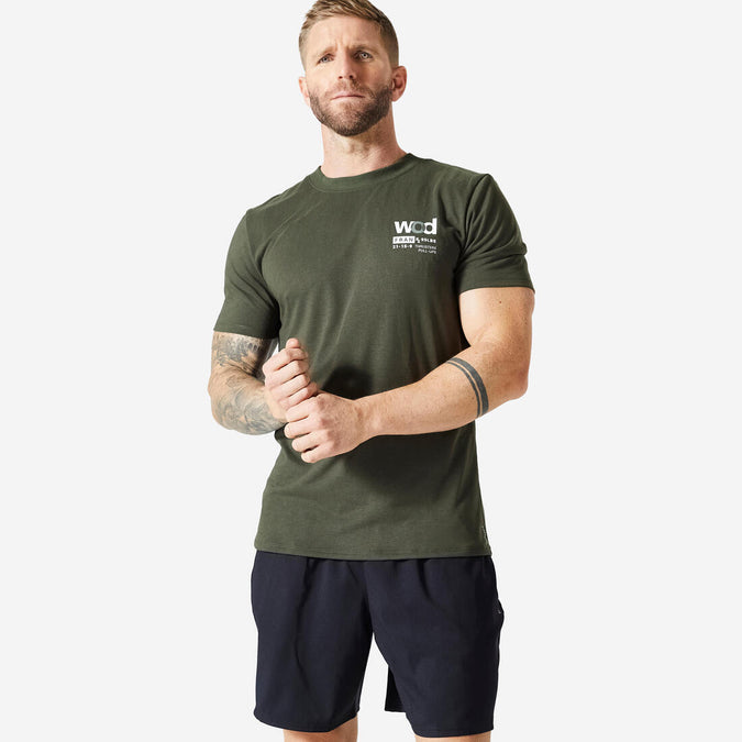 





Men's Crew Neck Breathable Soft Slim-Fit Cross Training T-Shirt, photo 1 of 5
