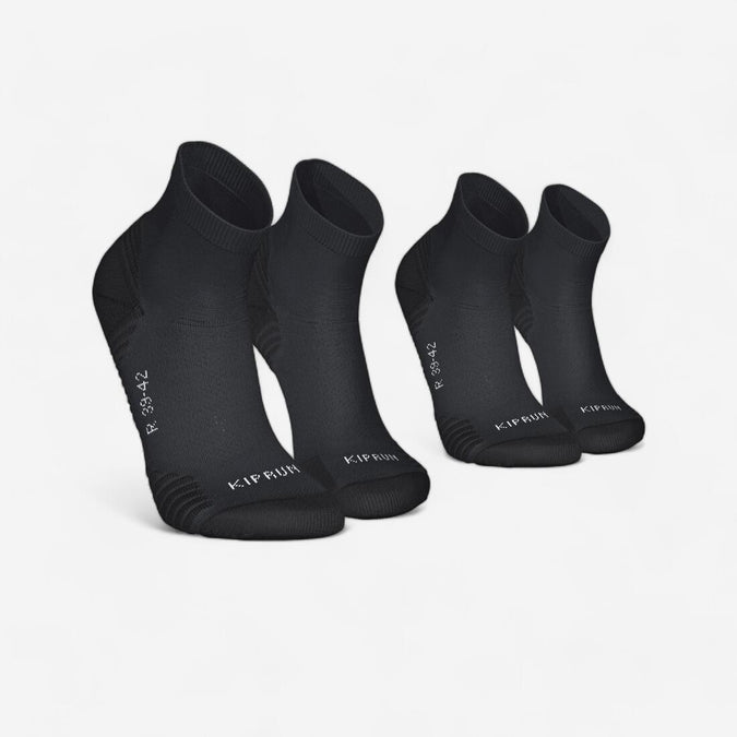 





PACK OF 2 PAIRS OF RUN 500 THICK MID RUNNING SOCKS, photo 1 of 8