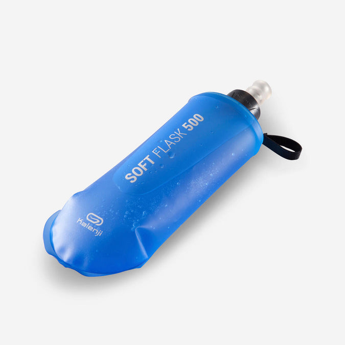 





500 ML FLEXIBLE TRAIL RUNNING WATER BOTTLE - BLUE, photo 1 of 8