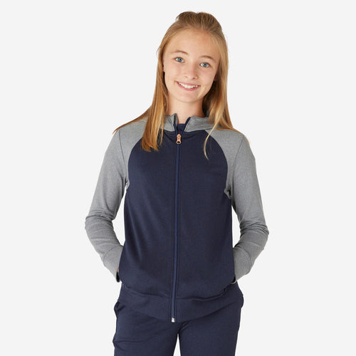 





Girls' Warm Breathable Gym Jacket S500