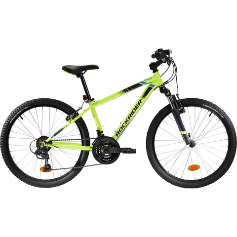 24 INCH KIDS MOUNTAIN BIKE ROCKRIDER ST 500 9 12 YEARS OLD BLACK Decathlon Qatar