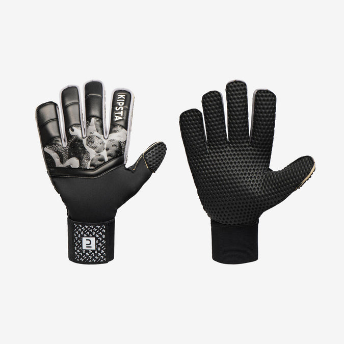 





Adult Football Goalkeeper Gloves F100 Superresist - Black/Grey, photo 1 of 7