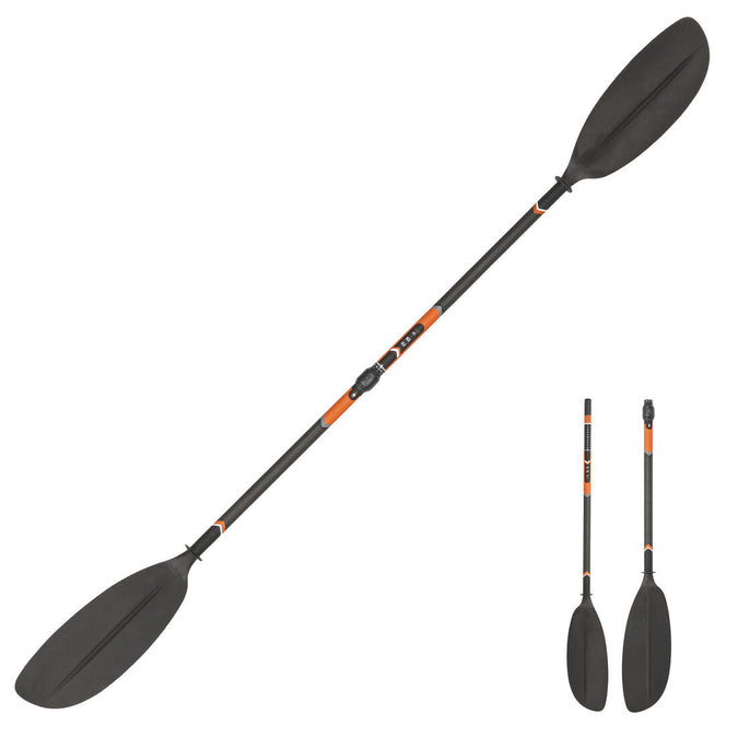 





Kayak carbon-plastic separable-adjustable 2-section paddle 210–220cm - X500, photo 1 of 19
