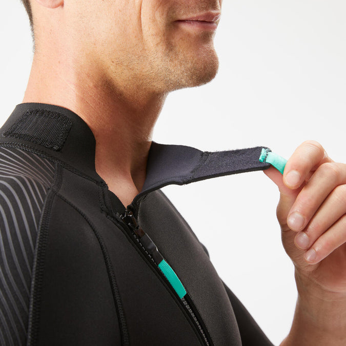 





Men's 2 mm neoprene shorty wetsuit with diagonal front zip Easy, photo 6 of 15