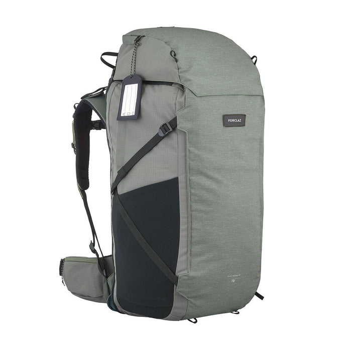 





Men’s travel trekking rucksack with suitcase opening 70+6 litre - Travel 900, photo 3 of 17