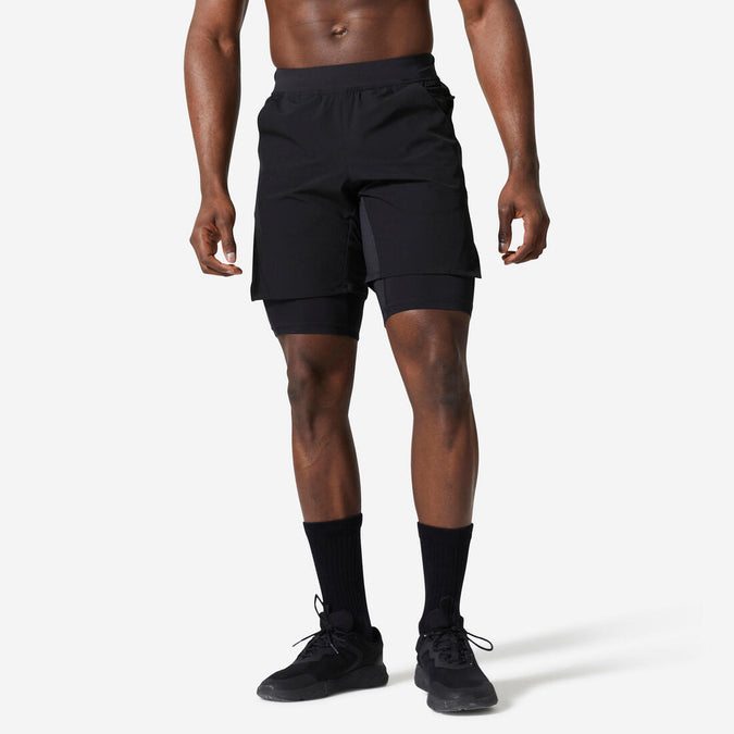 





Men's Fitness Zip Pocket Breathable 2-in-1 Shorts, photo 1 of 5