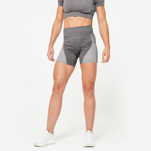 





High-Waisted Seamless Fitness Cycling Shorts