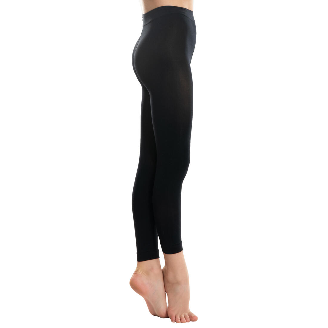 Women s Footless Ballet and Modern Dance Tights Black Decathlon Qatar