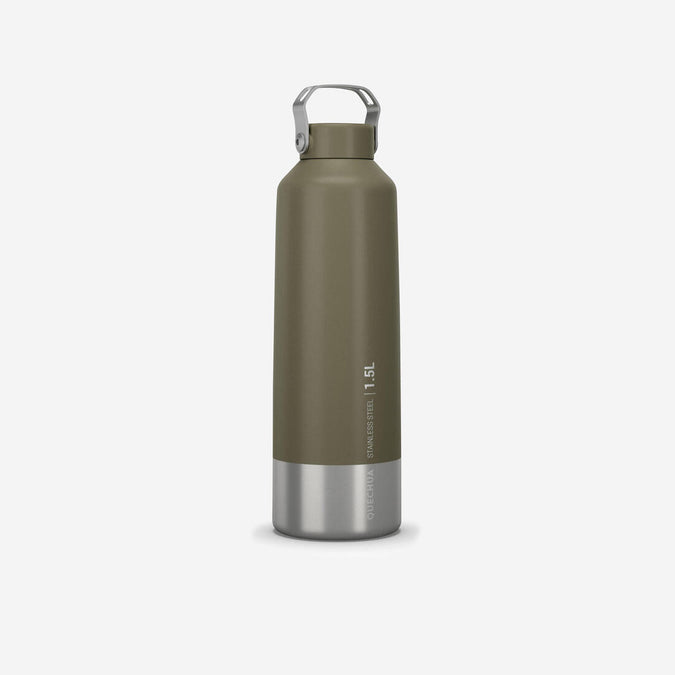 





1.5 L stainless steel flask with screw cap for hiking - Khaki, photo 1 of 10