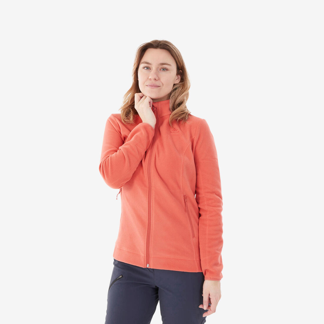 Women s Hiking Fleece Jacket MH100 Decathlon Qatar