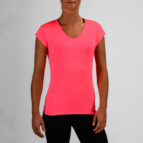 





Women's Slim Fitness Cardio V-Neck T-Shirt