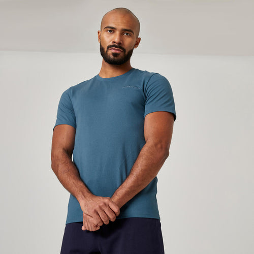 





Slim-Fit Stretch Cotton Fitness T-Shirt