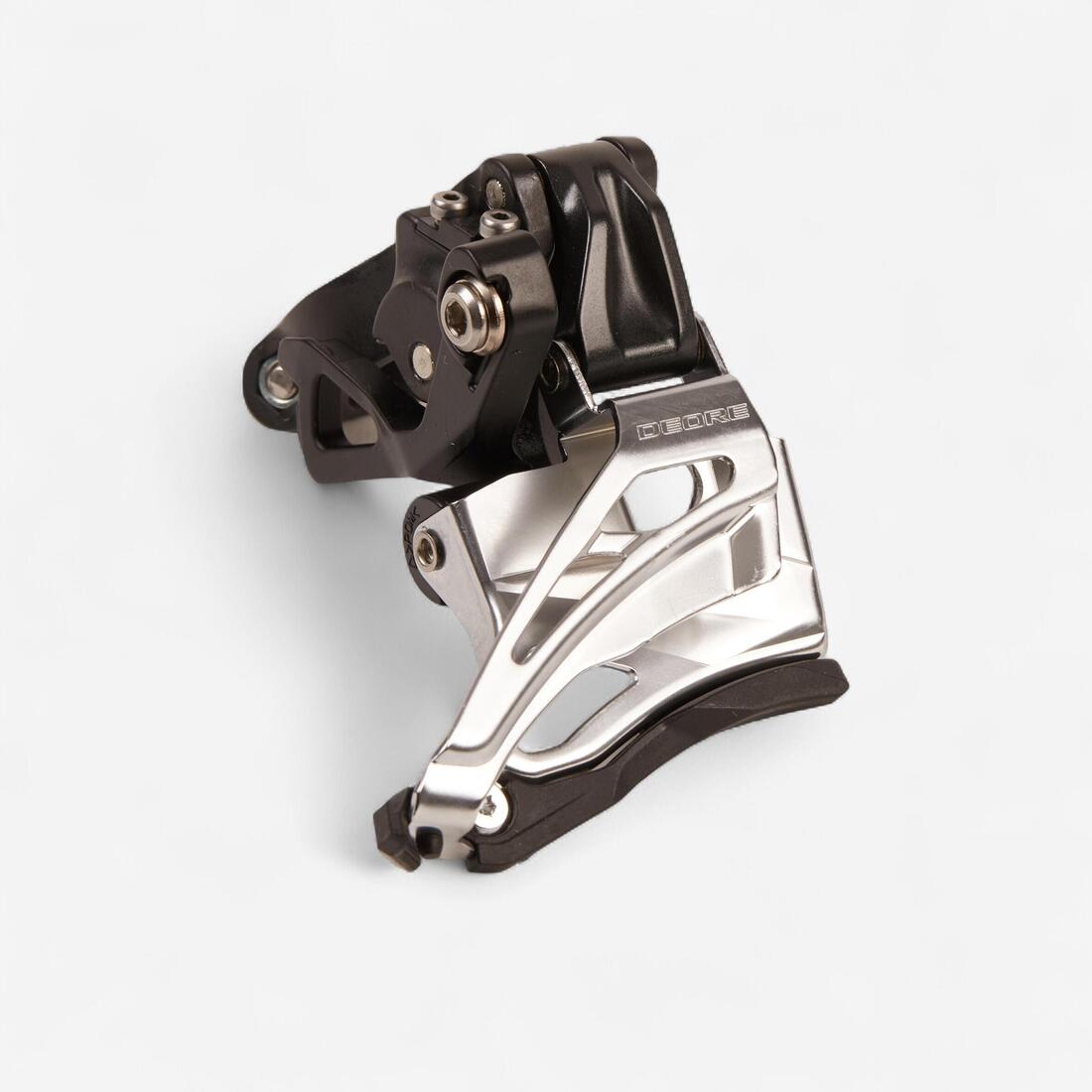 ROCKRIDER 2x10 34.9 mm top and bottom pull down swing front derailleur deore | Derailleur
