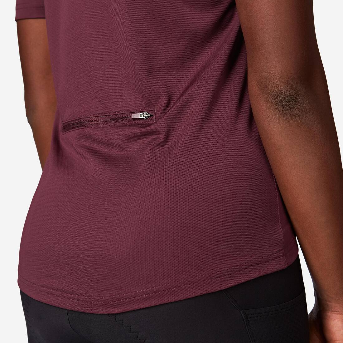 VAN RYSEL Women's short-sleeved cycling jersey 100 - coral | Short-sleeve jersey VAN RYSEL Women's short-sleeved cycling jersey 100 - coral | Short-sleeve jersey