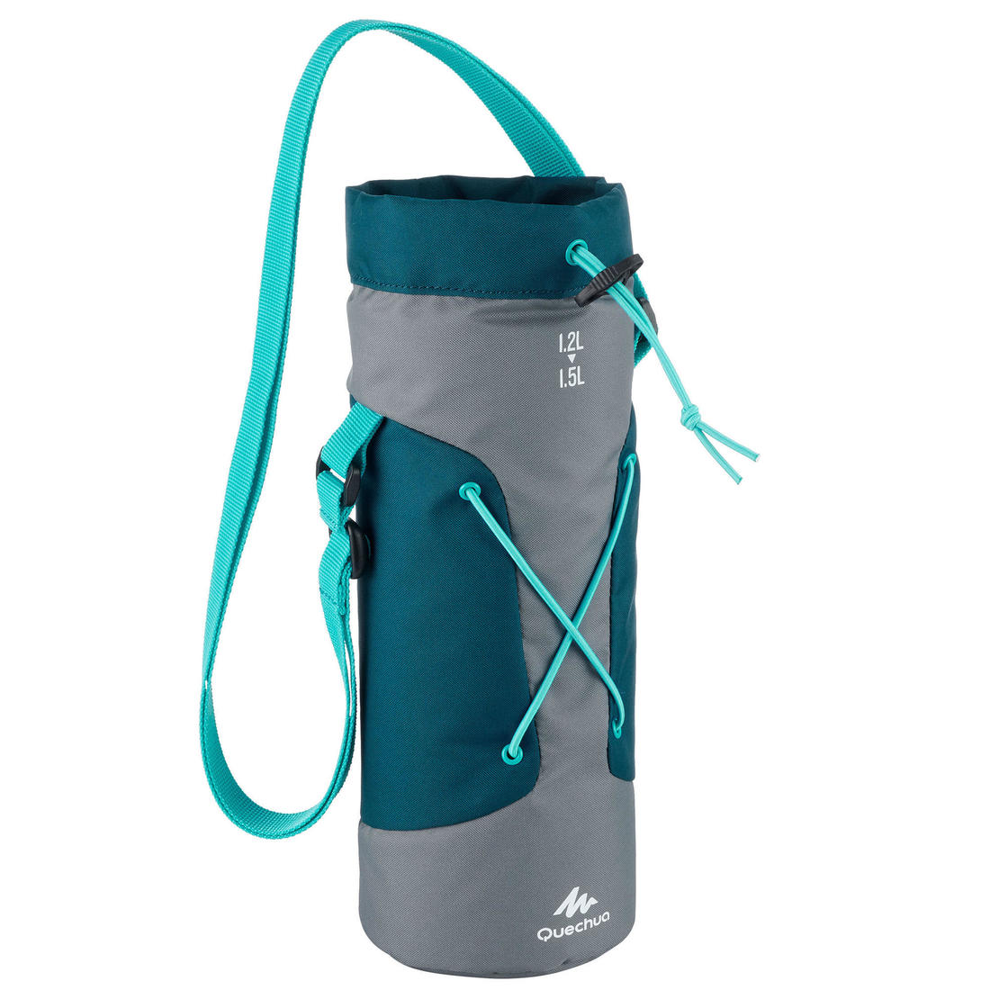 QUECHUA Isothermal cover for hiking flasks - grey/blue | Isothermal case QUECHUA Isothermal cover for hiking flasks - grey/blue | Isothermal case