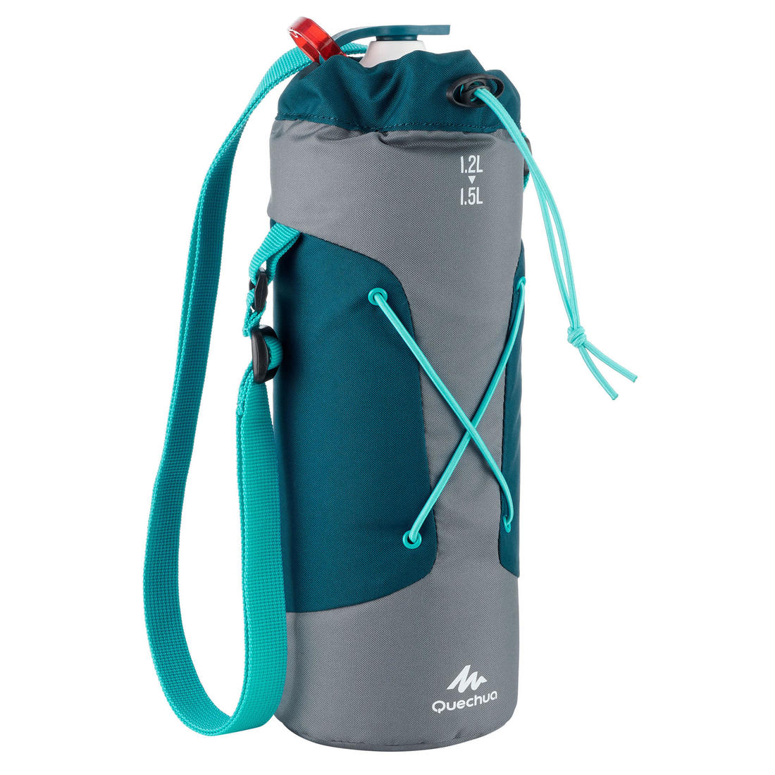 QUECHUA Isothermal cover for hiking flasks - grey/blue | Isothermal case QUECHUA Isothermal cover for hiking flasks - grey/blue | Isothermal case