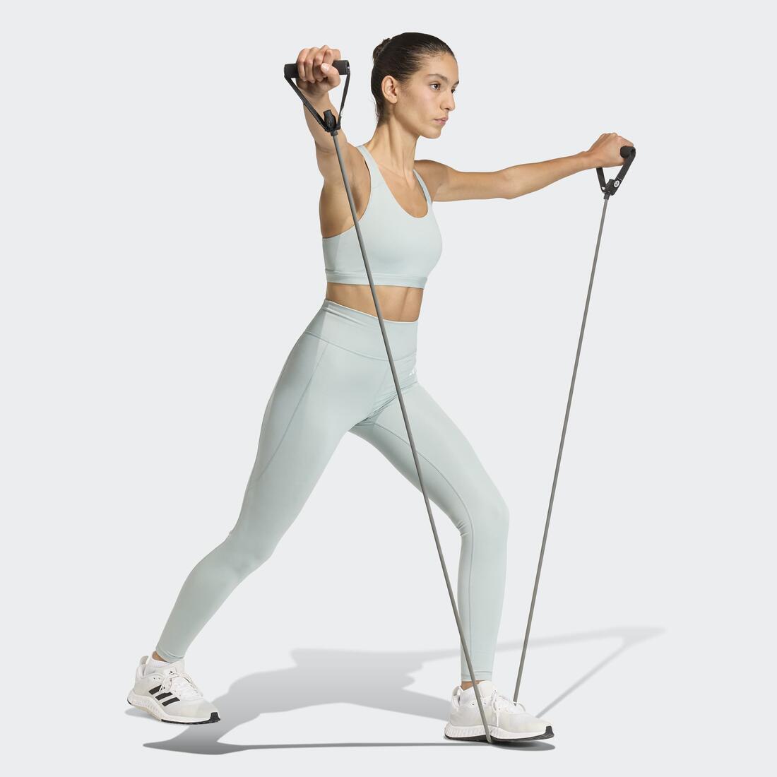 ADIDAS Optime essentials workout medium support bra, green | Bra ADIDAS Optime essentials workout medium support bra, green | Bra