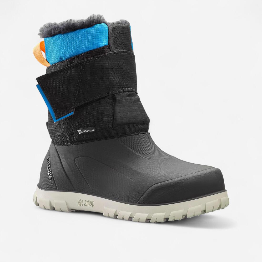 QUECHUA Kids’ warm waterproof snow hiking boots sh500 - velcro size 7 - 5.5 | Snow boots