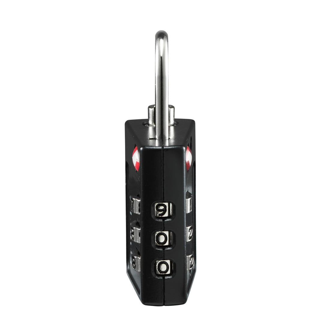 FORCLAZ Solid travel code lock, travel tsa - black | Padlock FORCLAZ Solid travel code lock, travel tsa - black | Padlock