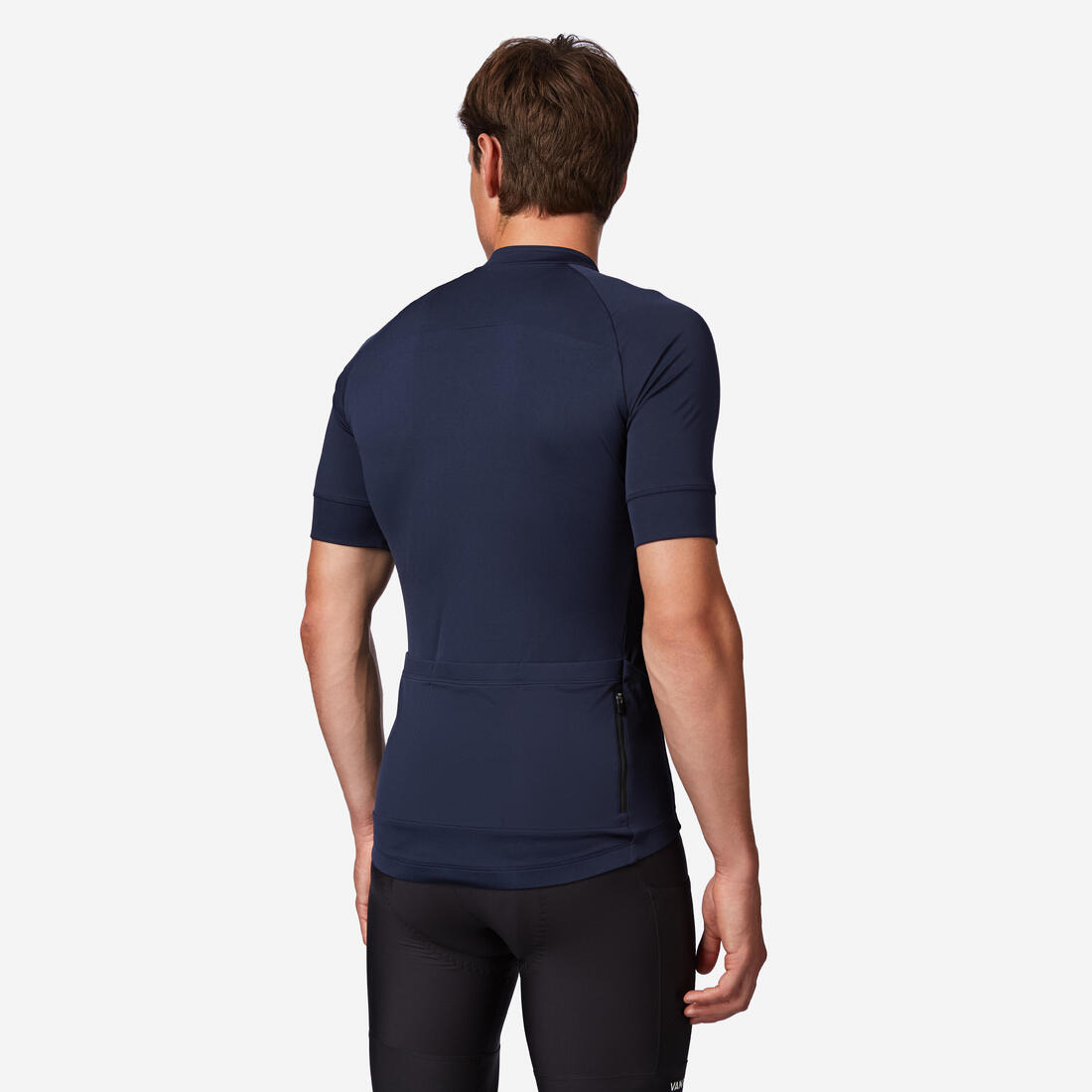 VAN RYSEL Men's road biking short-sleeved top - discover steel blue | Short-sleeve jersey VAN RYSEL Men's road biking short-sleeved top - discover steel blue | Short-sleeve jersey