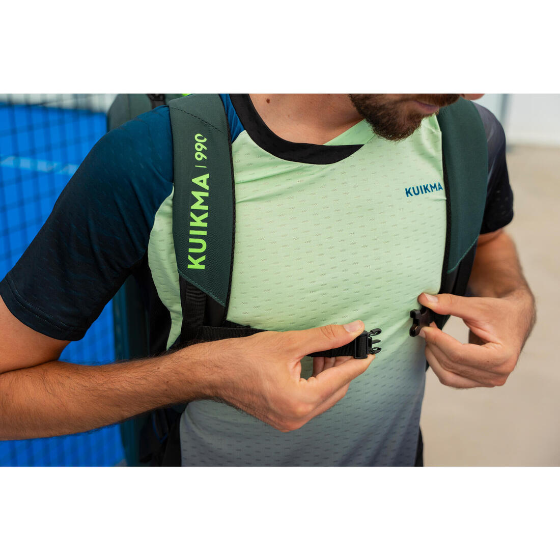 KUIKMA Isothermal padel bag 46l-54l pl 990 - green | Racket sport bag KUIKMA Isothermal padel bag 46l-54l pl 990 - green | Racket sport bag