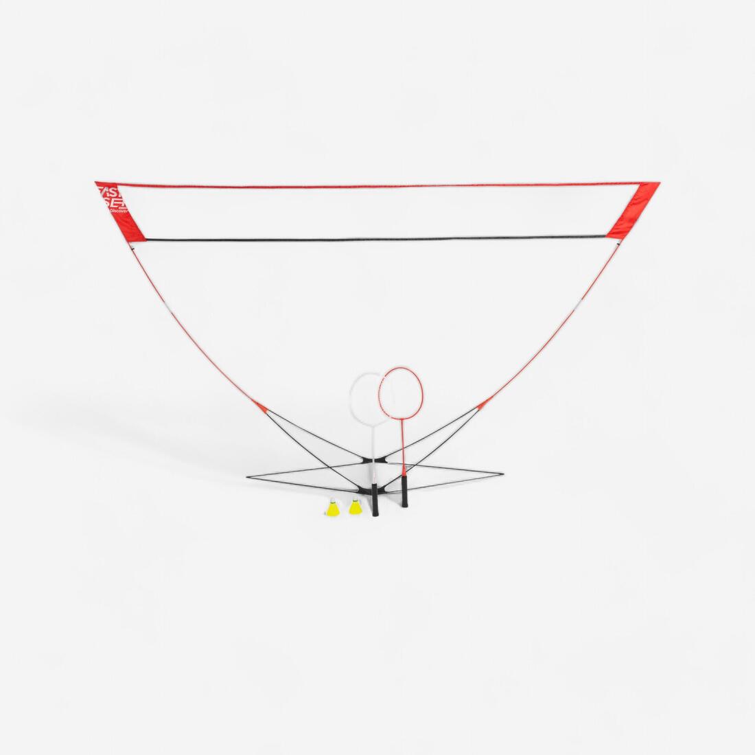 DECATHLON Badminton easy set discover red | Badminton net