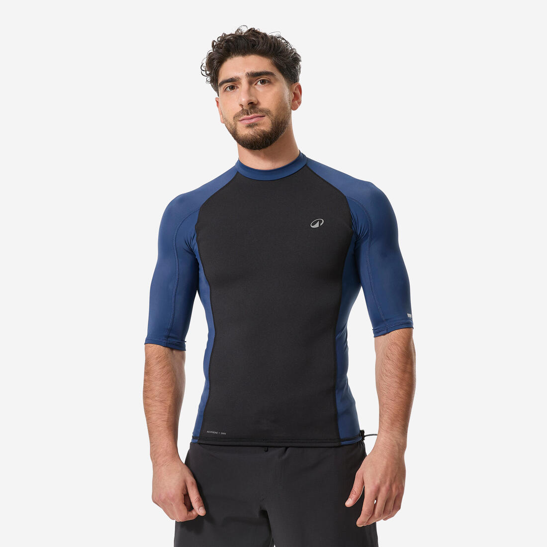 DECATHLON Men's surfing short-sleeved neoprene thermal anti-uv t-shirt top. | Top