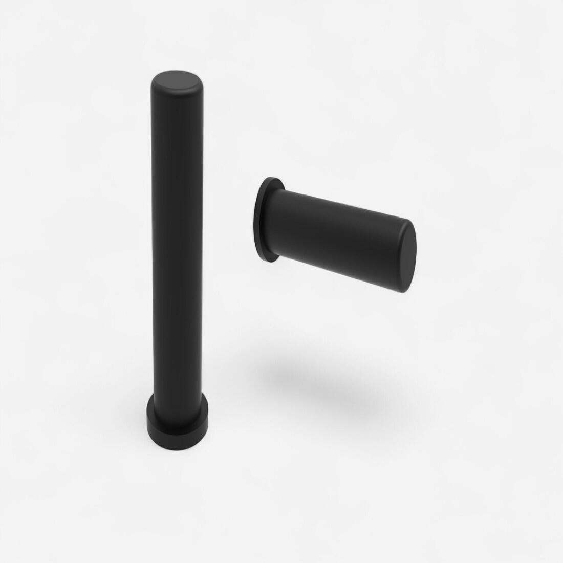 DOMYOS 28/50 mm plate or bar adaptor x2 - spare part for weight training rack | End caps