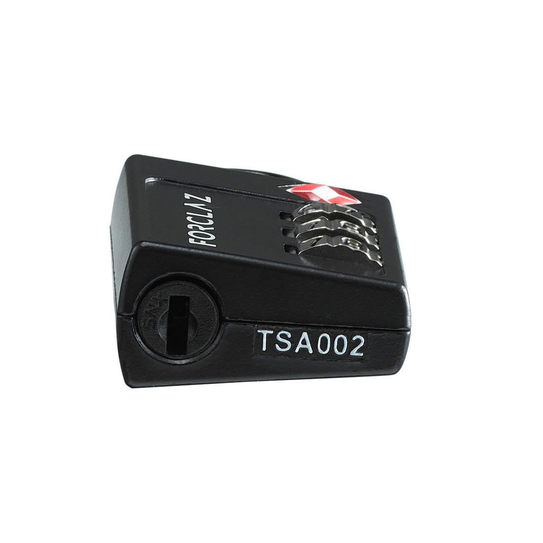 FORCLAZ Solid travel code lock, travel tsa - black | Padlock FORCLAZ Solid travel code lock, travel tsa - black | Padlock