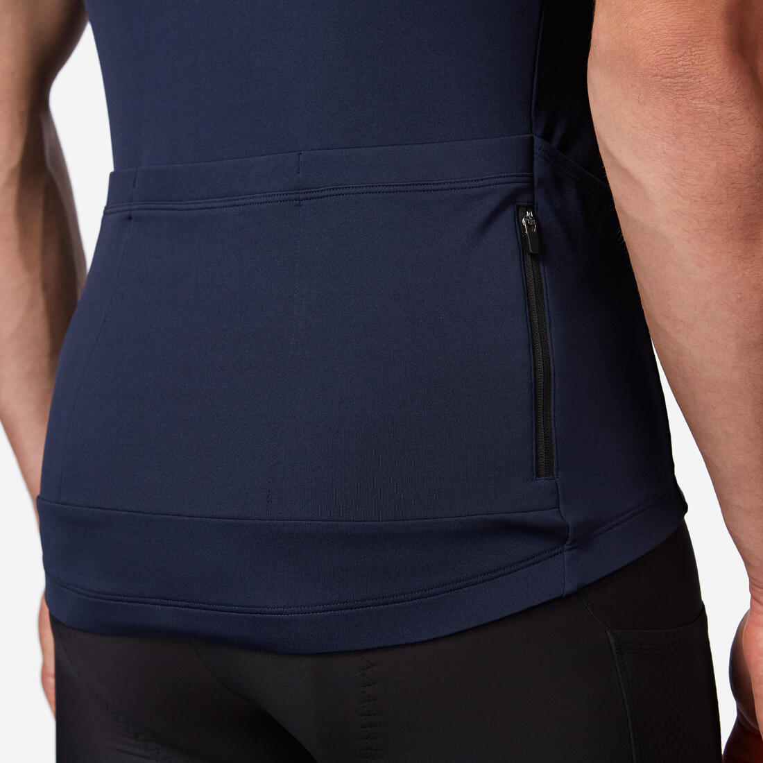 VAN RYSEL Men's road biking short-sleeved top - discover steel blue | Short-sleeve jersey VAN RYSEL Men's road biking short-sleeved top - discover steel blue | Short-sleeve jersey