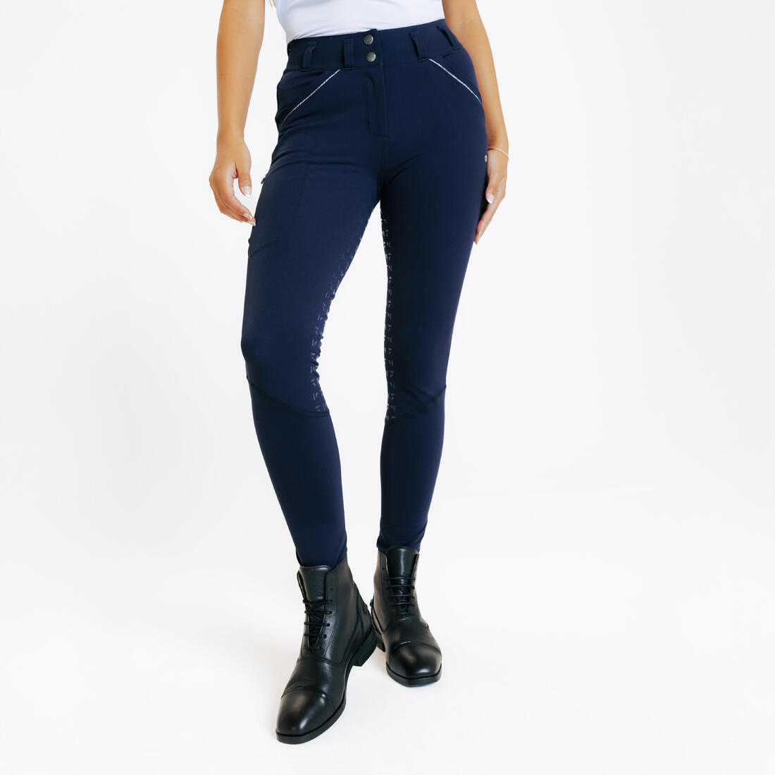 FOUGANZA Women's horse riding full grip jodhpurs 900 | Breeches FOUGANZA Women's horse riding full grip jodhpurs 900 | Breeches