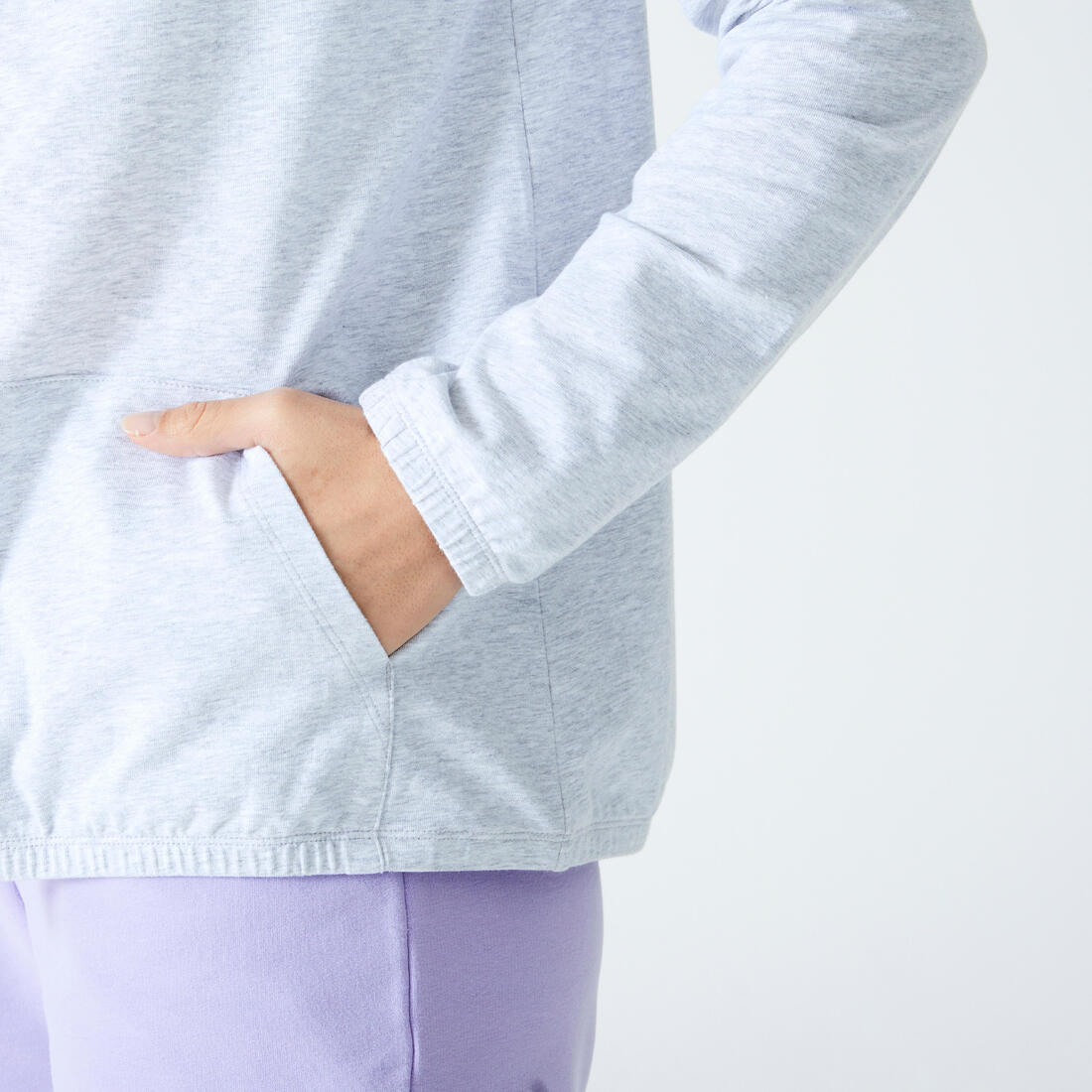 DOMYOS Women's fitness zip-up sweatshirt 100 | Sweatshirt