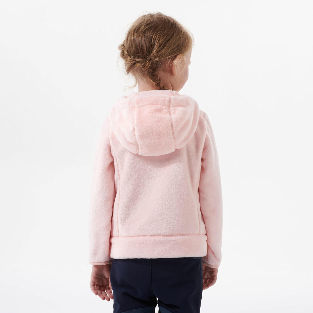 QUECHUA Kids’ warm hiking fleece jacket nh500 - 2-6 years zip | Fleece